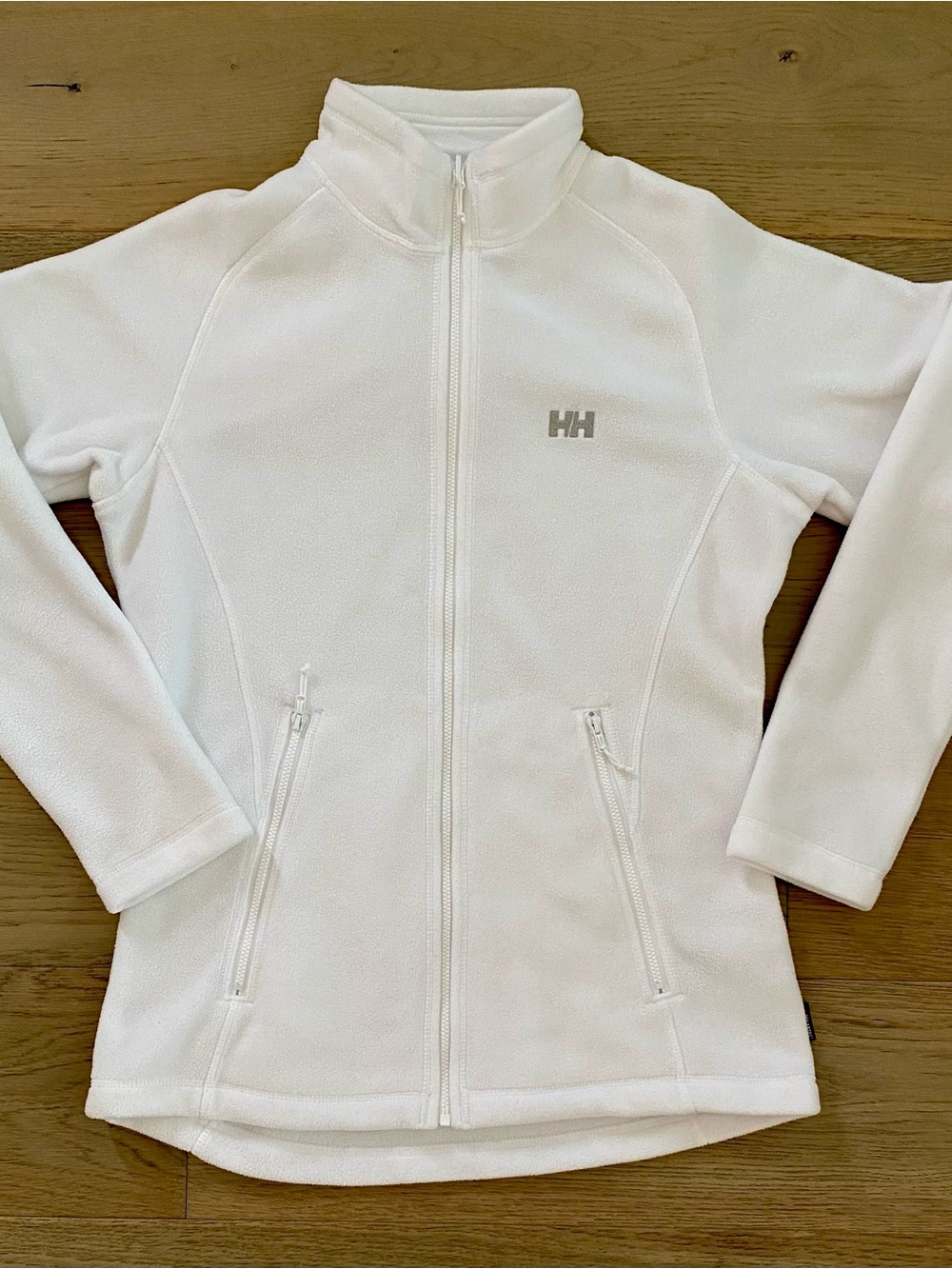Helly Hansen Women’s Polartec Fleece Full-Zip Jacket – White – Size Small
